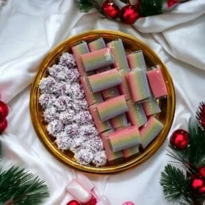 Premium Kueh Platter Rainbow Joy