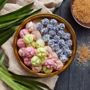 Premium Kueh Platter Pastel Purple Bliss