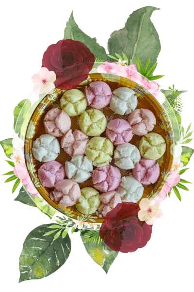 Pastel Wa Ko Kueh Medium Platter